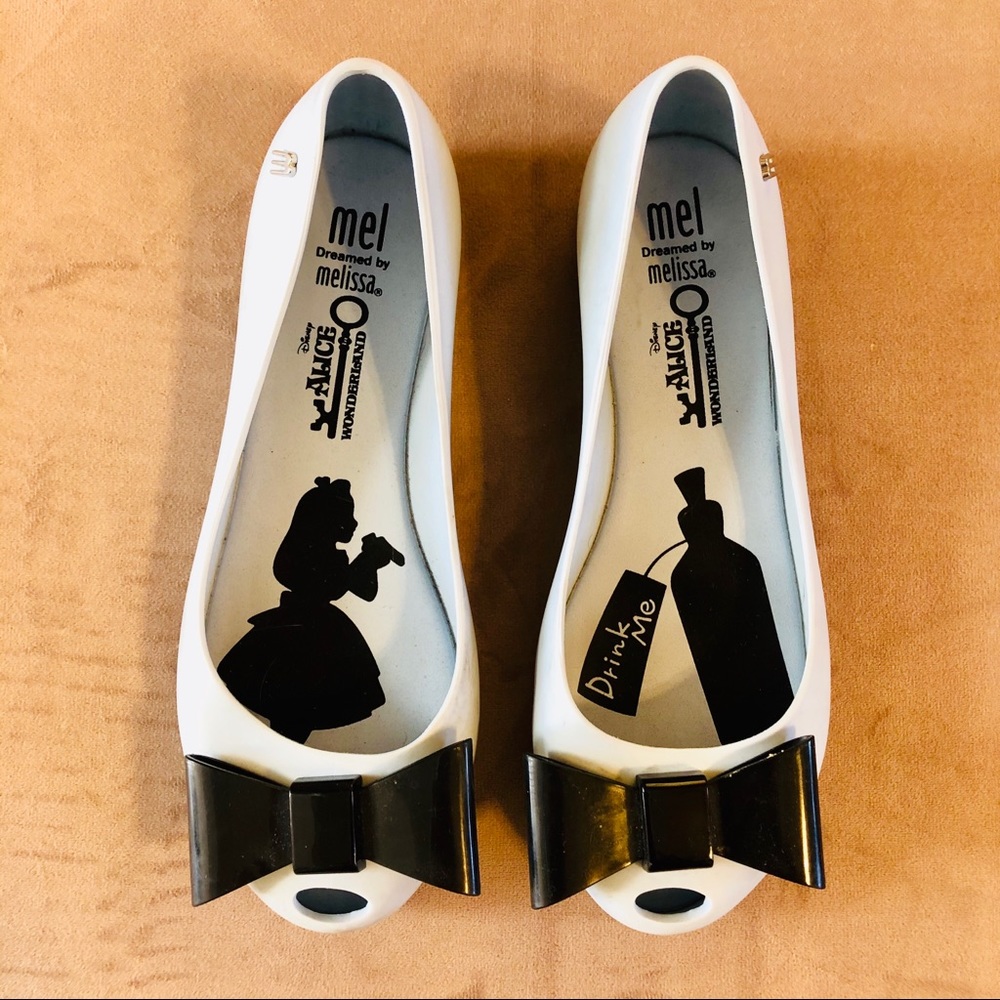 Melissa x Disney Alice in Wonderland Girls Flats